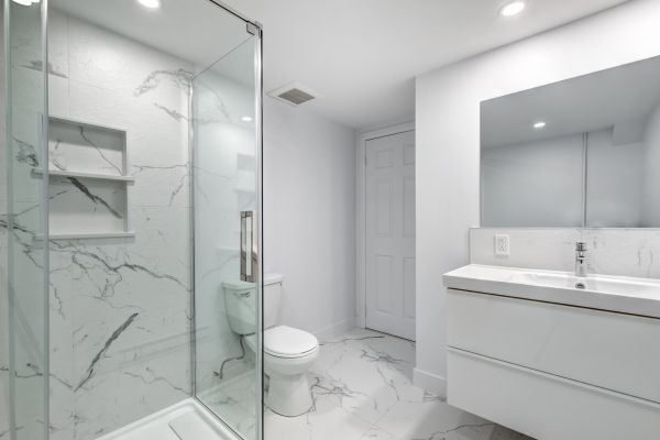 Basement Bathroom Installation in Belleville